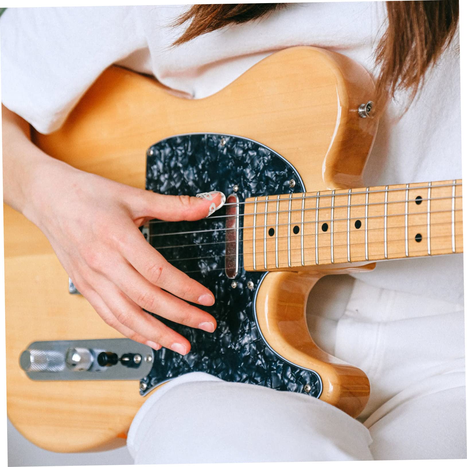 GOOHOCHY Guitar Bar Stainless Steel Slide Picks Set for Professional and Practical Use