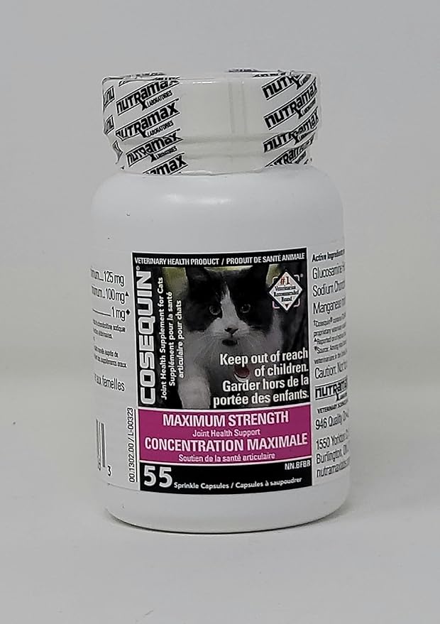 Cosequin Feline Joint Health Supplement for Cats Helps Maintain Healthy