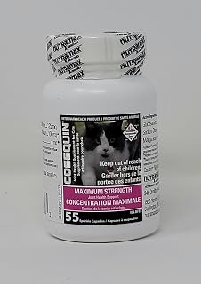 Cosequin Feline Joint Health Supplement for Cats Helps Maintain Healthy Joints, 55 Capsules