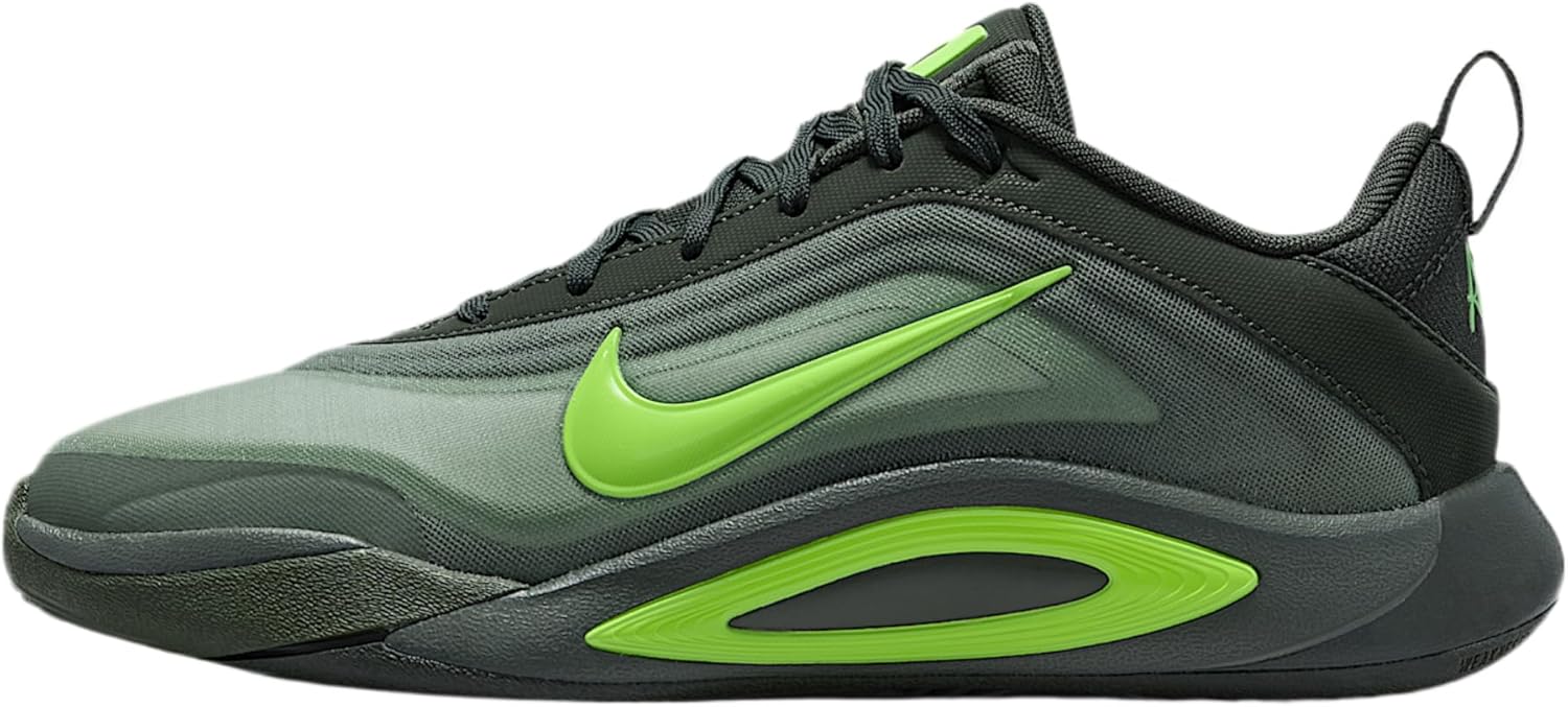 A'One A'ja Wilson Big Kids' Basketball Shoes (Sequoia/Cargo Khaki/Iron Green/Volt)
