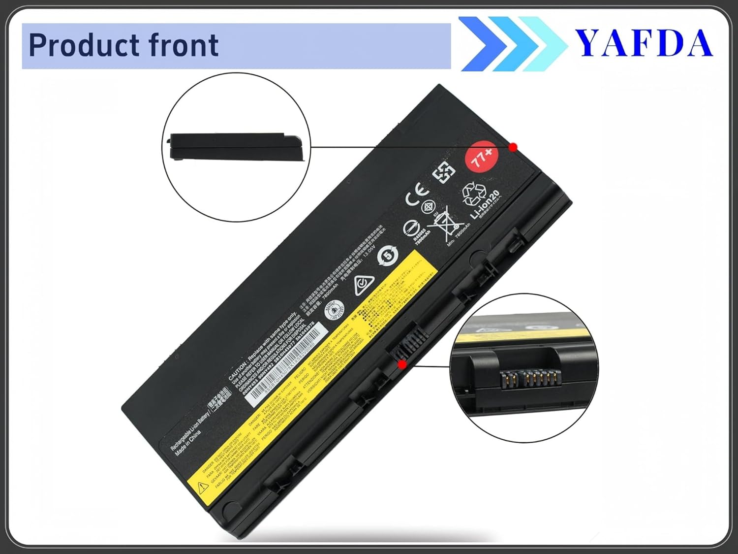 77+ L17M6P51 Laptop Battery Compatable with Lenovo ThinkPad P50 P51 P52 Series Notebook 01AV477 SB10H45077 00NY492 01AV496 SB10K97634 SB10H45078 00NY493