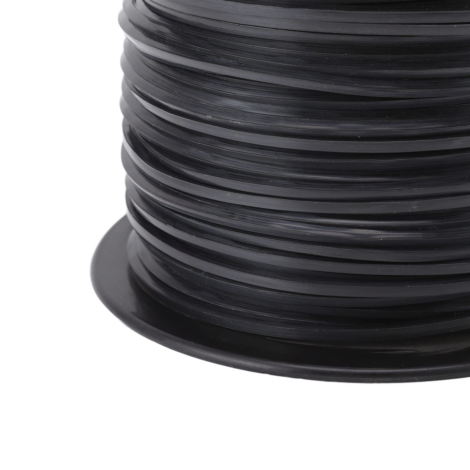 Filo per decespugliatore quadrato da 3,3 mm/0,13 pollici Sostituzione del filo per decespugliatore nero in nylon ad alta efficienza per (100m / 328.1ft)