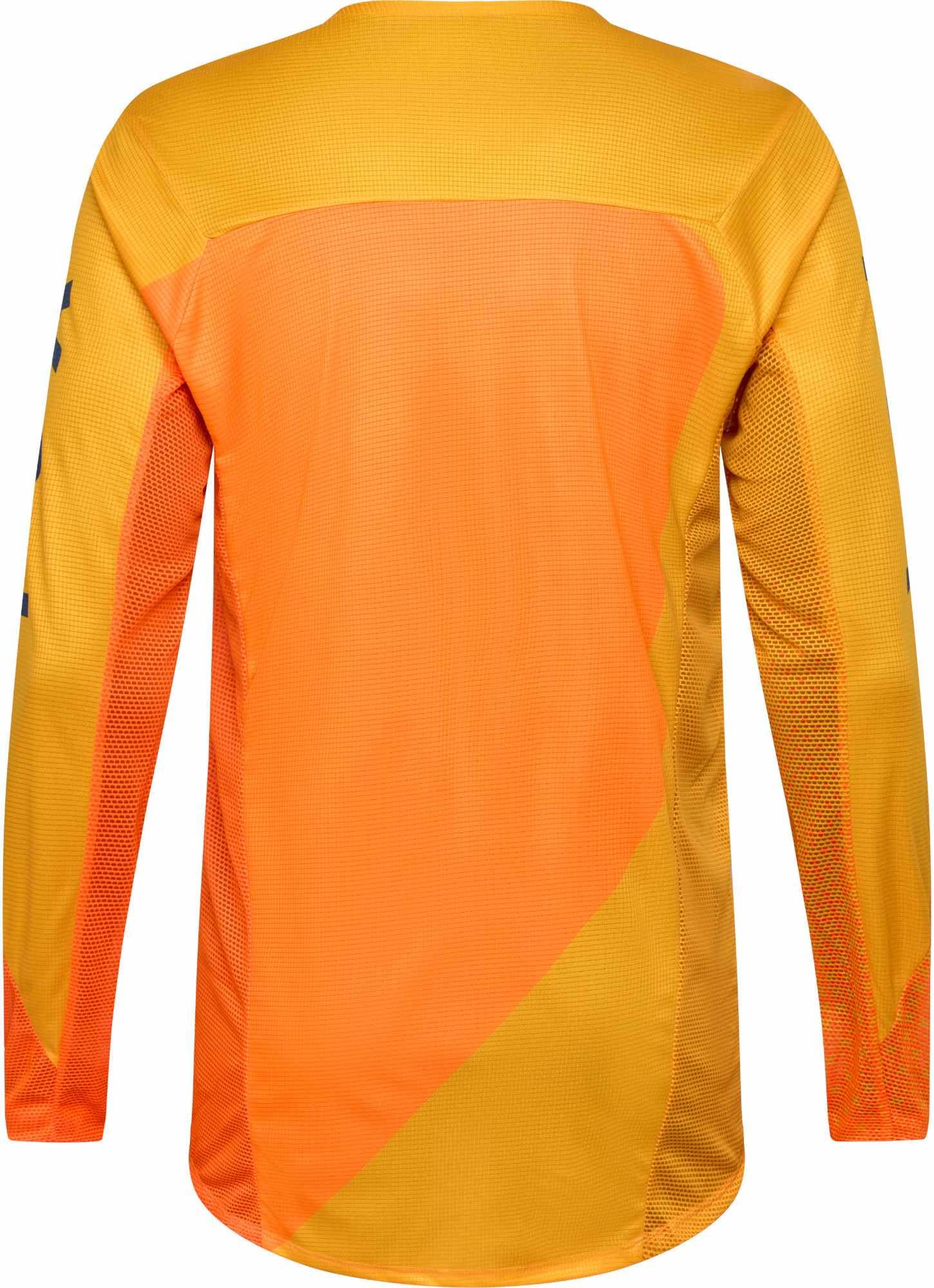 FOX Flexair Fracture Maglia da motocross, giallo/arancione, 2XL