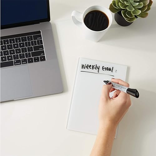 Miniatura 10 de Bloc de notas de cristal de Quartet, pizarra, superficie de borrado en seco