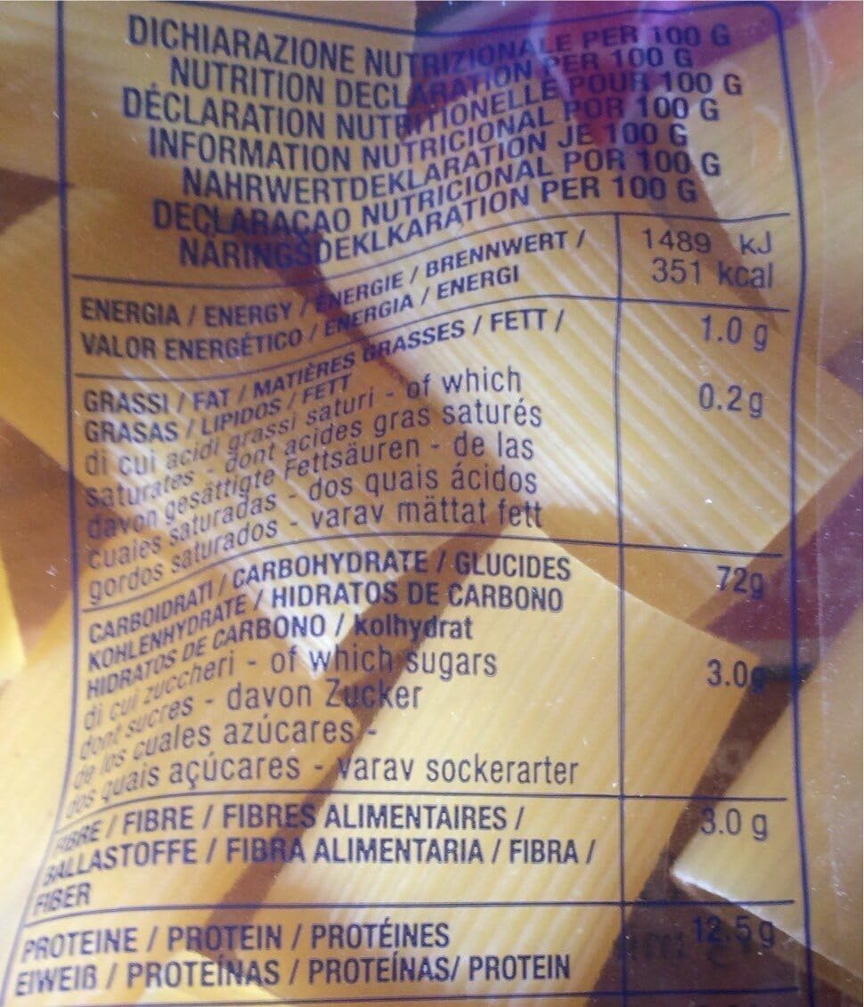 Russo Millerighe N°26 - Pastas de sémola de trigo duro (24 unidades, 100% trigo italiano, paquete de 500 g y lata de 400 g)