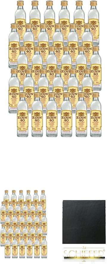 Zinn 40 Spezialität aus Wein 30 x 0,04 MINIATUR + Zinn 40 Spezialität