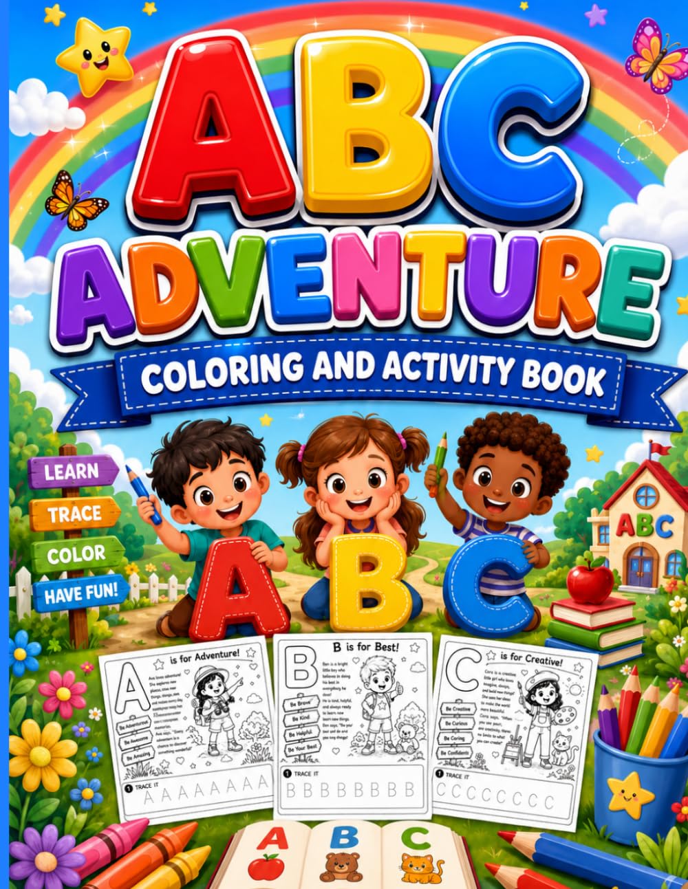 ABC Adventure Coloring & Activity Book