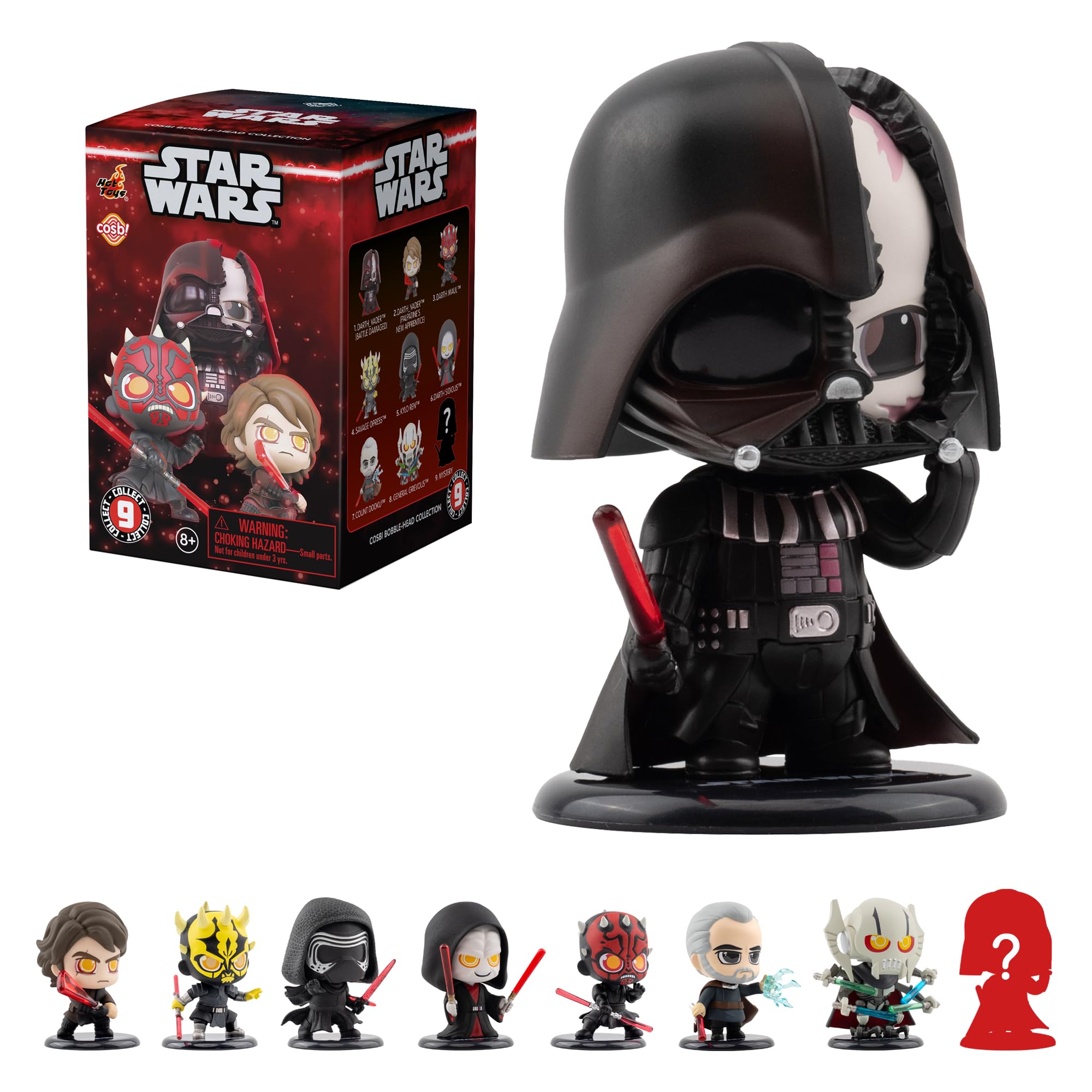 Amazon.com: YuMe Star Wars Dark Side Cosbi Bobble Head Collectible