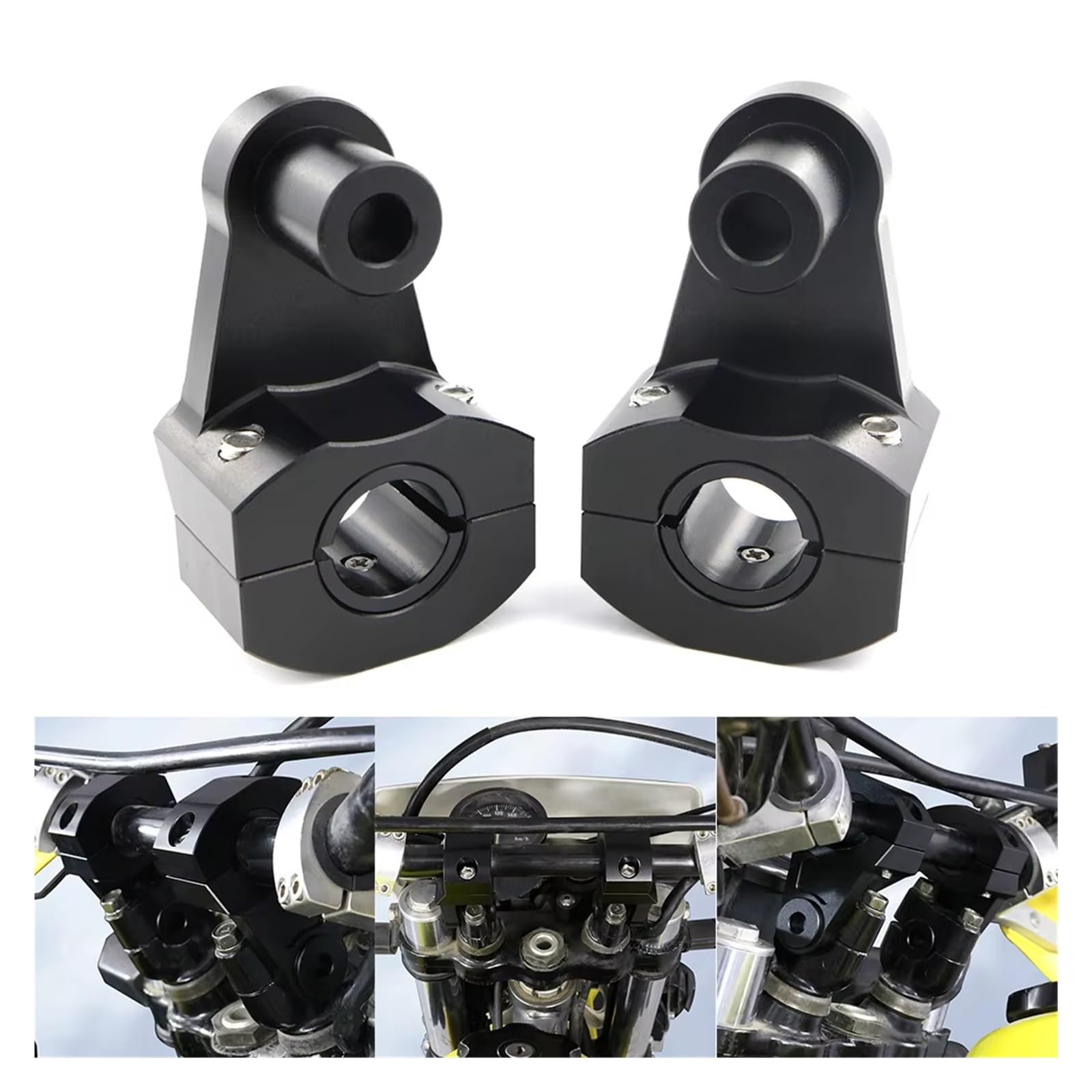 Manillar Risers Montaje Abrazadera Para SUZUKI Para SV650 Para SV1000 Para B-King Elevadores Manillar 7/8" 22 Mm Alzas Manillar