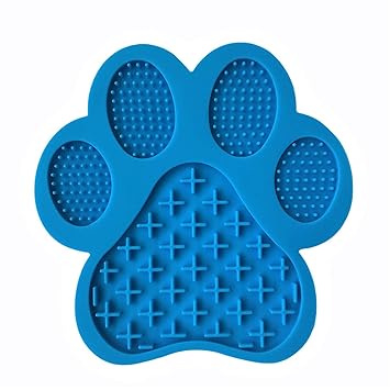 Livyu Life Lick Pad for Distraction During Bath Activity (Blue, Large)
