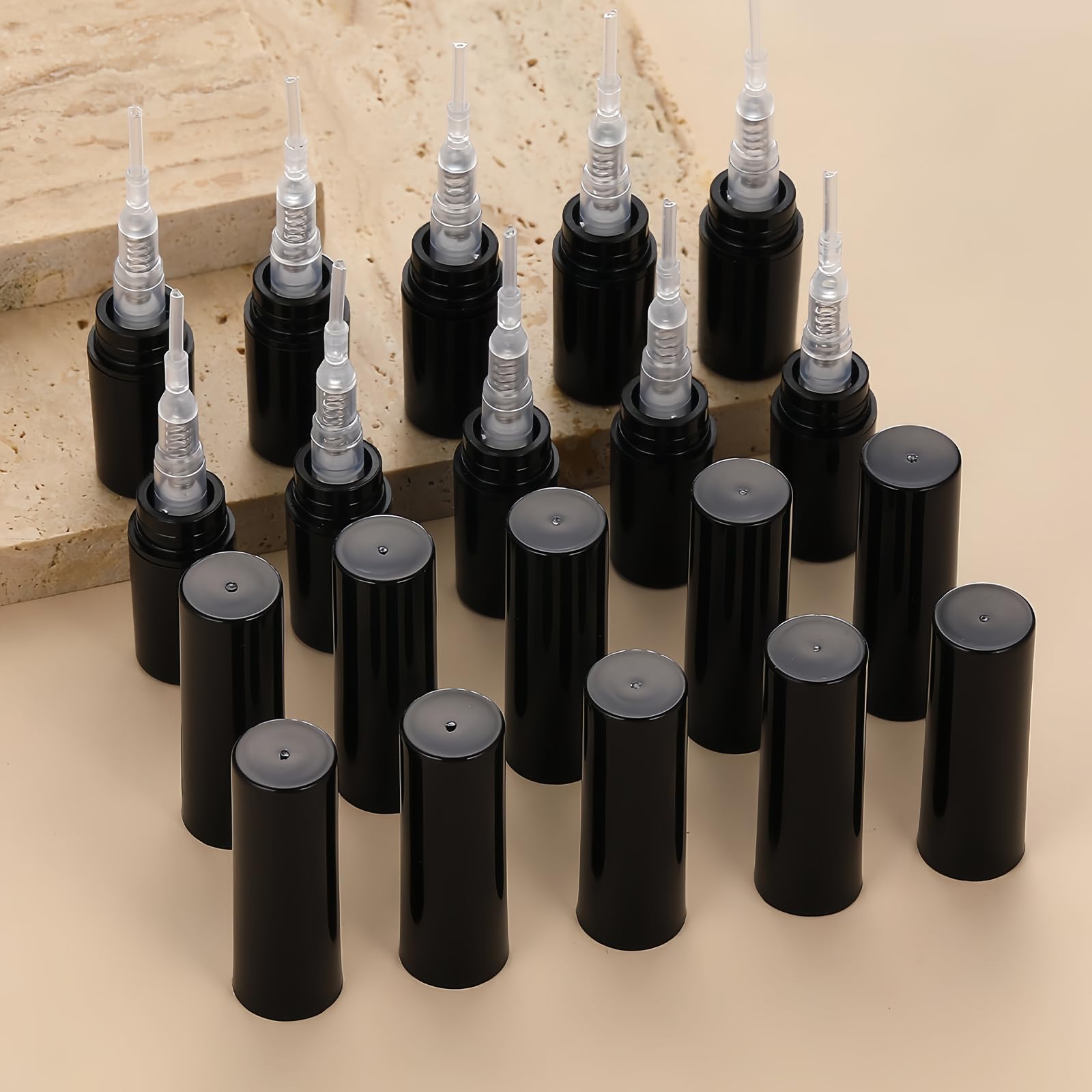 KJLEEN Parfüm-Abfüller Set – 100x 2 Ml Sprühfläschchen, Transparent, Mit Trichtern