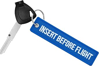 Premium Motorcycle Keychain - Durable Embroidered Key Tag for Riders of Cars, ATV, Dirt Bikes, Scooter & More