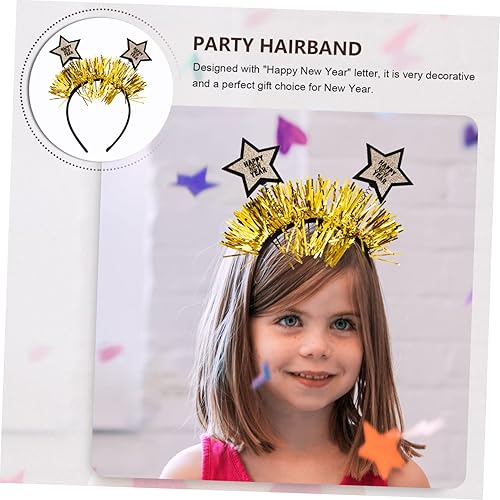 Miniatura 7 de jojofuny 4pcs Holiday Decorations New Year Headwear New Year Tiara 2023 Head Hoops 2022 Xmas Christmas Headbands 2022 Birthday Headband Chrismas