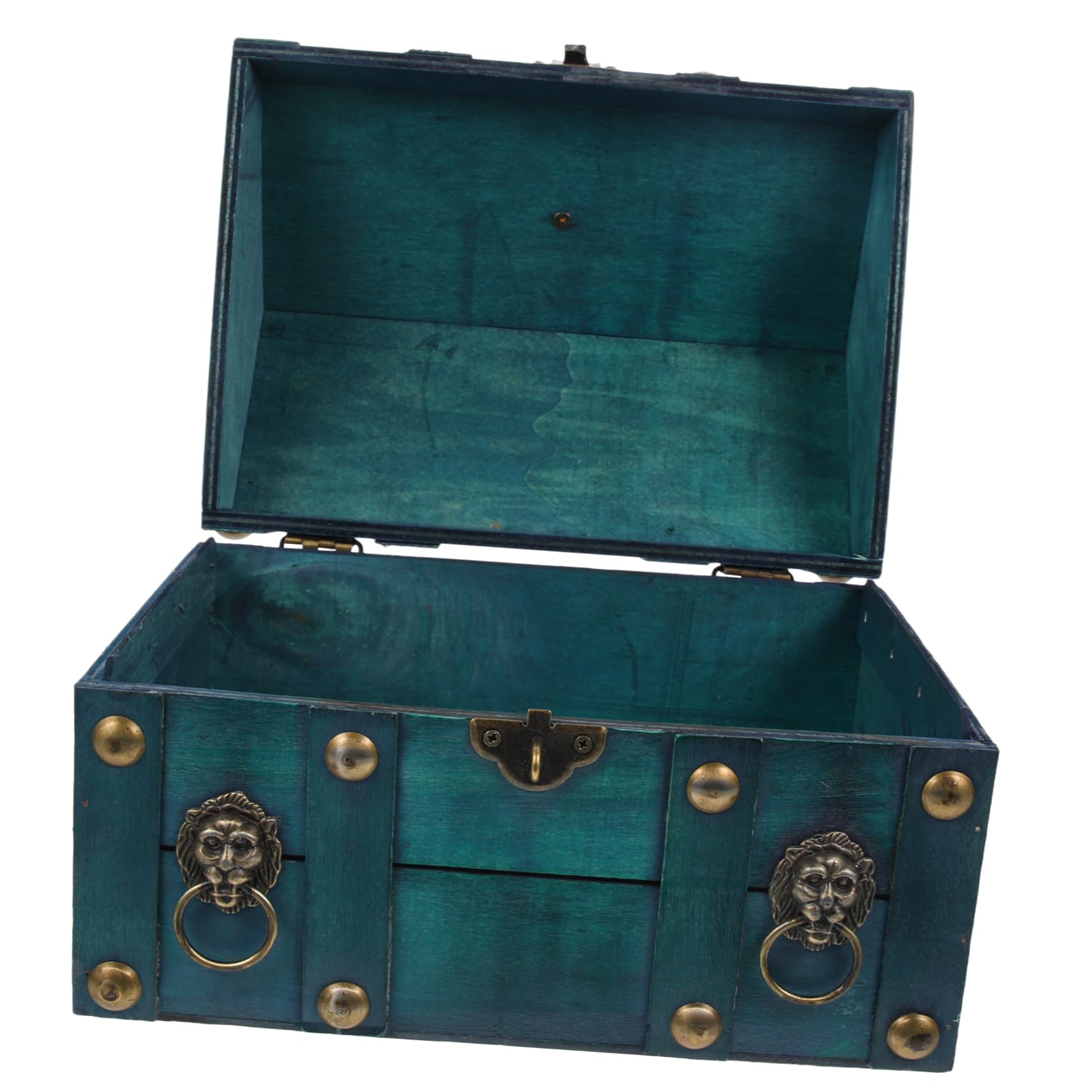 Alipis Joyero De Madera Caja Vintage Para Guardar Recuerdos Cofre Con Tapa Caja Del Tesoro Organizador De Joyas Estuche De Madera Para Baratijas De Joyas Vintage