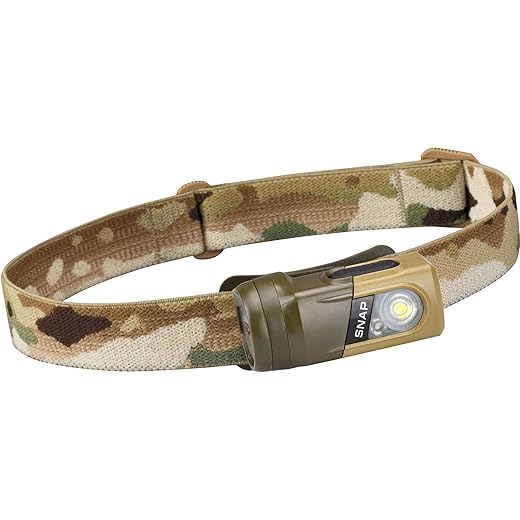 Princeton Tec Snap Headlamp Kit with Dimmable 300 Lumens Maxbright White LEDs, IPX4 Water Resistance and 155 Hour Burn Time, Essential for Hiking, Camping, Hunting, and Safety Preparedness, Black