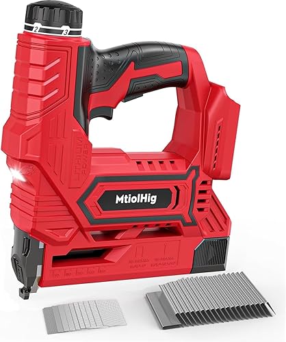 Miniatura 9 de Clavadora inalámbrica compatible con batería Makita de 18 V, 5/8 a 1-1/4 pulgadas, calibre 18, pistola de clavos 2 en 1 con 2000 clavos