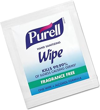 Premoistened Sanitizing Hand Wipes, Towelettes Individually Wrapped, 100/box