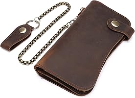 専用日本製チェーン付きレザートラッカーウォレット2 Amazon | RS メンズ ウォレット チェーン付き レザー ロング 二つ折り