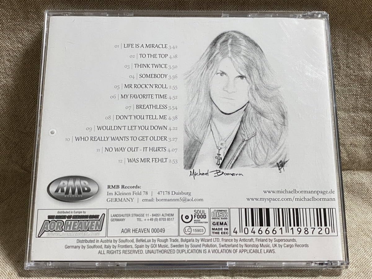 MICHAEL BORMANN,新品未開封,メロハー,AOR,マイケル・ボーマン Amazon | [メロハー] MICHAEL BORMANN - DIFFERENT ex.JADED HEART AOR