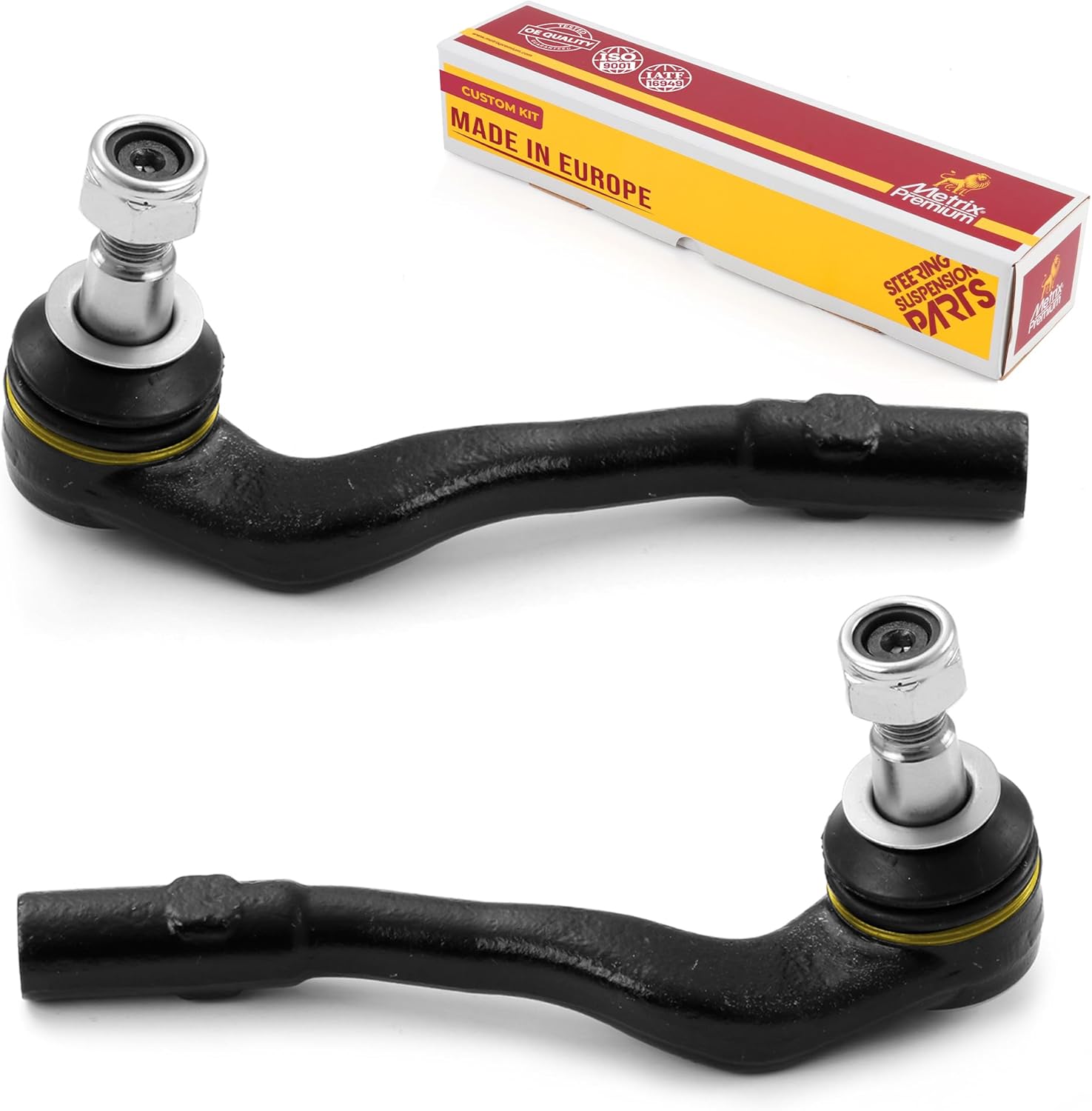 Metrix Premium Chassis Parts - Front Left & Right Outer Tie Rod End Kit Fits 08-11 Mercedes-Benz C300 RWD, 08-14 C350 RWD, 08-14 C63 AMG, 08-09 C230 RWD, Replacement ES800811, ES800646, Made in Europe