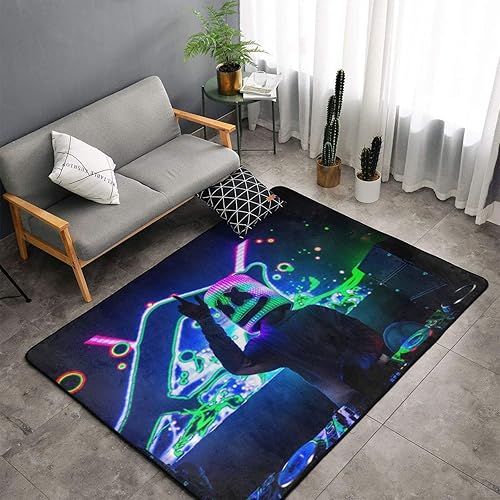 Miniatura 1 de Alfombras lavables de gran tamaño dj malvavisco dj y magnífica escenario impresión en vivo suaves y grandes alfombra antideslizante para habitación