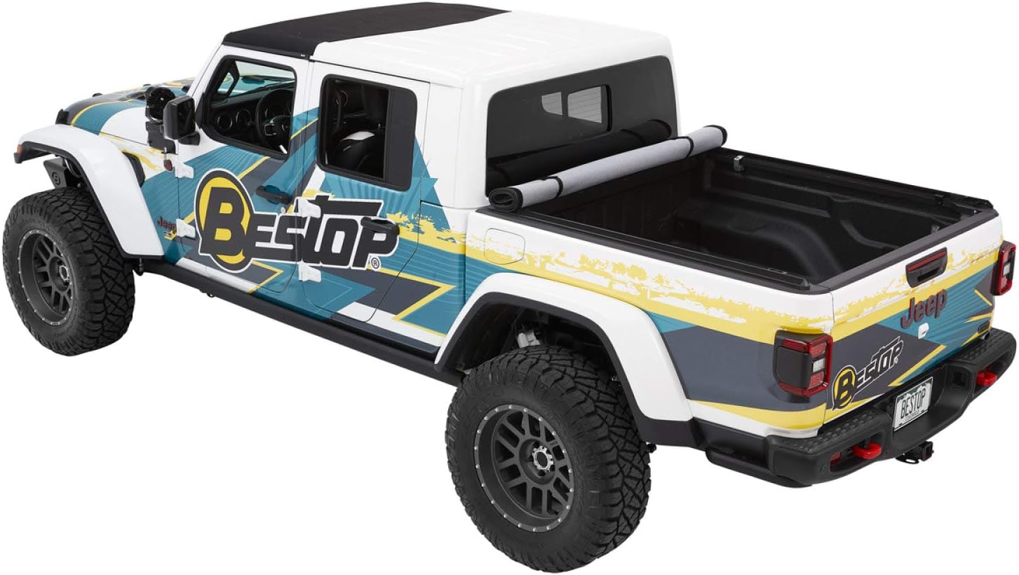 Bestop EZ-Roll Soft Tonneau - '20 Gladiator; for 5 ft. Bed (Black Twill)