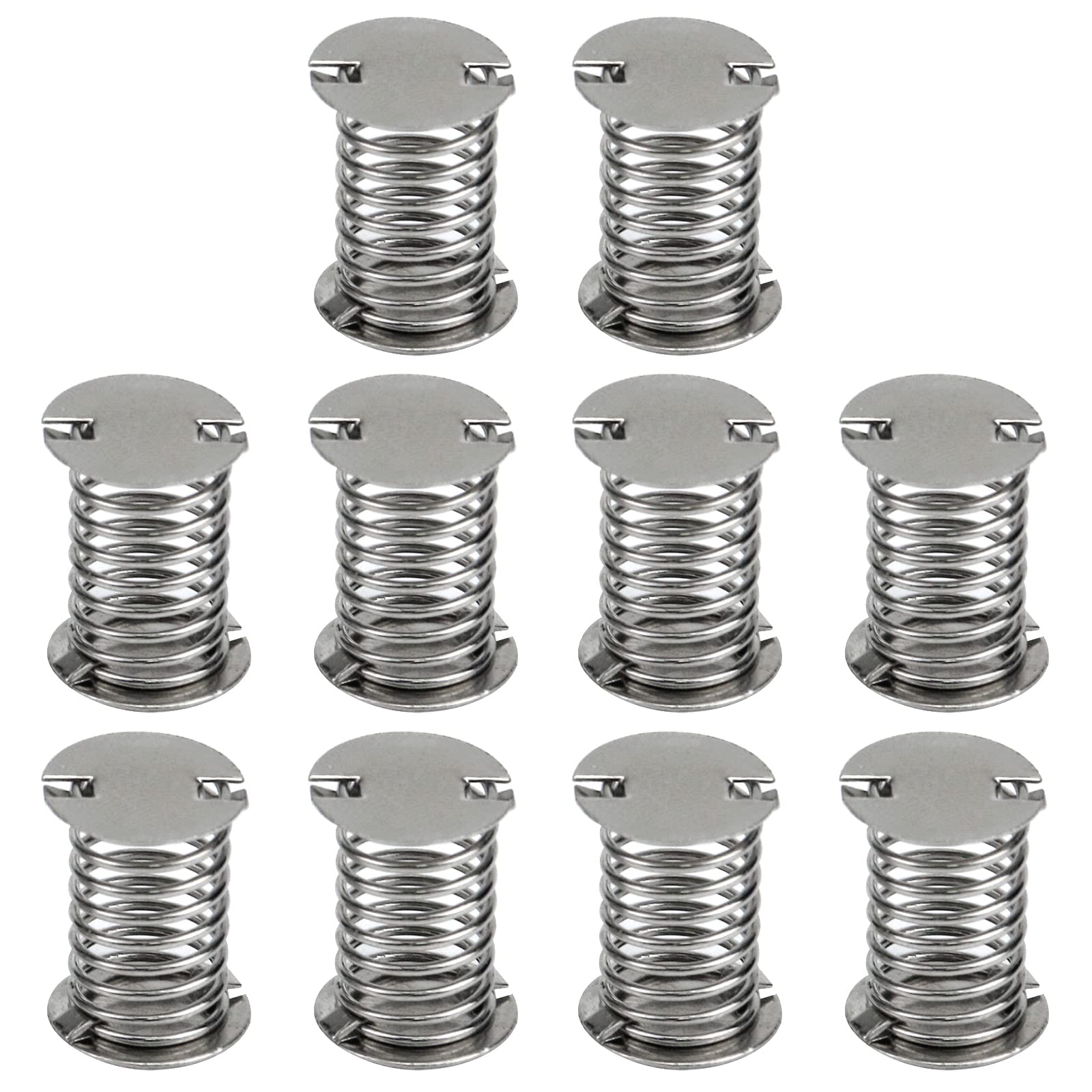 0.59"×0.43" Metal Spring Base Spiral Wobbles Spring 10PCS