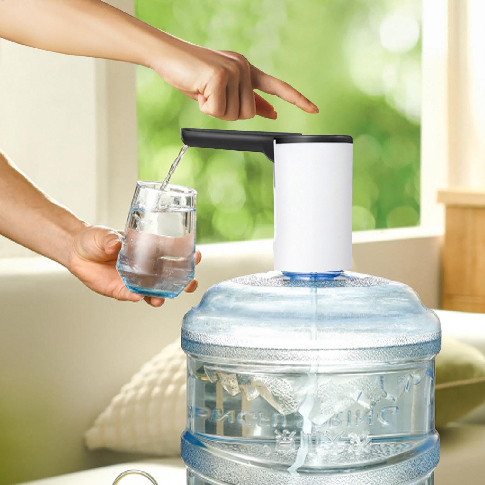 Pompa erogatore d'acqua | Pompa dispenser per brocca per bottiglie d'acqua | Gadget da cucina portatili, accessori da campeggio per fontanella, facile da usare