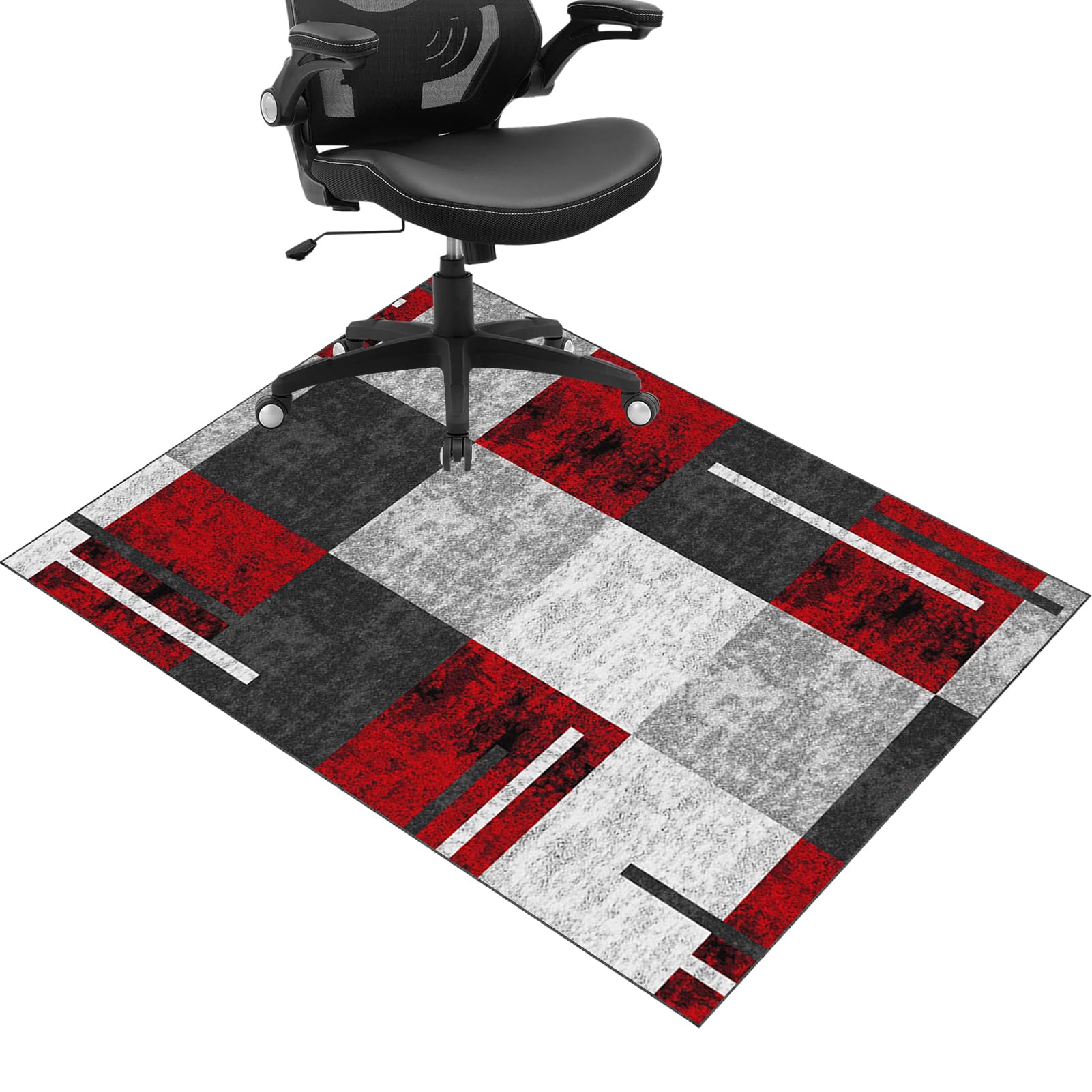 JaevKwzy Chair mat for Hard Floors Heavy Duty Office Chair Mats for Carpeted and Hardwood Floor Carpet Protector Chair Mat Floor Mats Wood/Tile Protection Mat for Office & Home 140 x 180 cm โ image 1