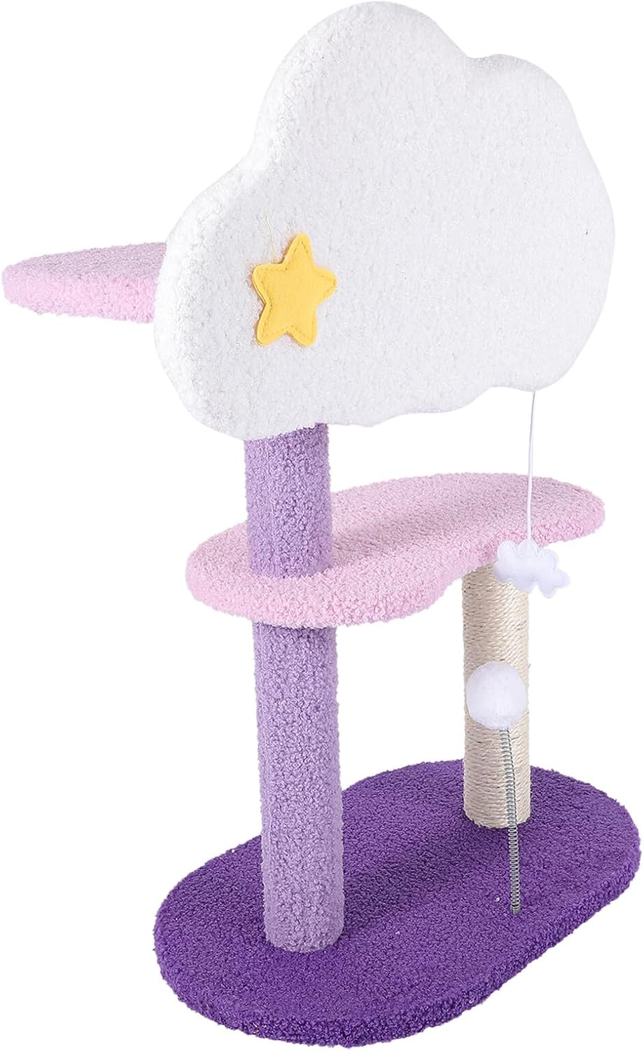 Cat Climbing Frame Cat Tree with Scratching Board Multi-Level Kitten Jumping Platform Household Pet