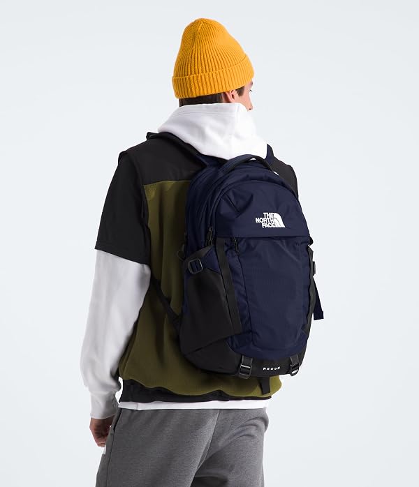 The North Face Recon Everyday Laptop Backpack - Daypack, Water Repellent, Laptop Sleeve, 2 Water Bottle Pockets, TNF Navy/TNF Black-NPF, One Size by The North Face - Image 7