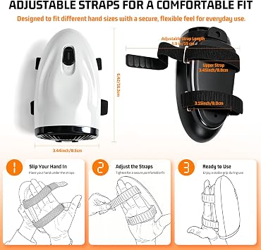 Professional Barber Massager, Cordless Handheld Vibration Massager, White