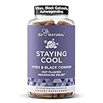Staying Cool Menopause Supplements for Women - Hormonal Hot Flash Relief, Weight Support, & Night Sweats - Vitex Chaste Tree & Black Cohosh - 60 Vegetarian Soft Capsules