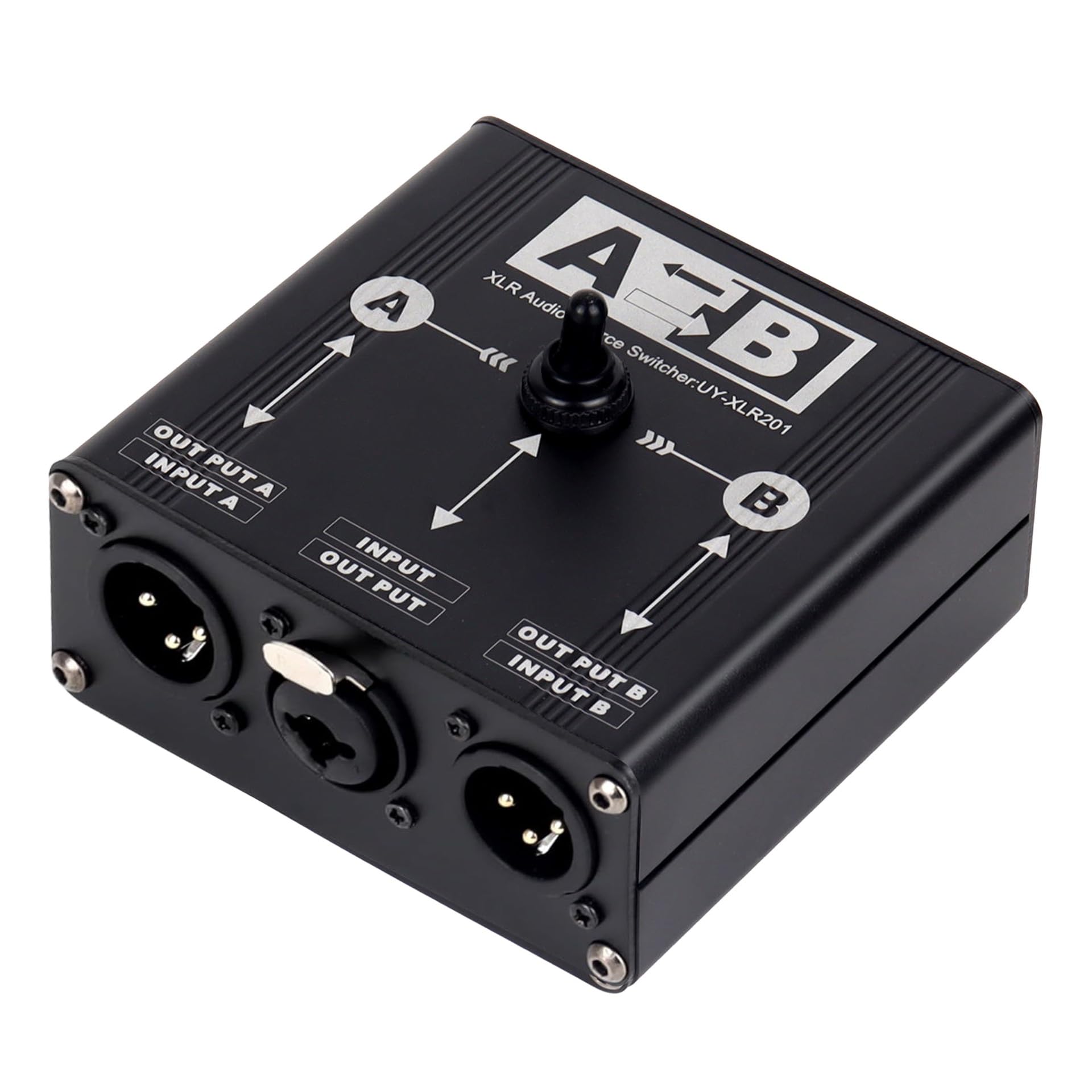 Amazon | Pro XLR パッシブ A/B スイッチボックス、2.5 cm 2-Out / 5.1