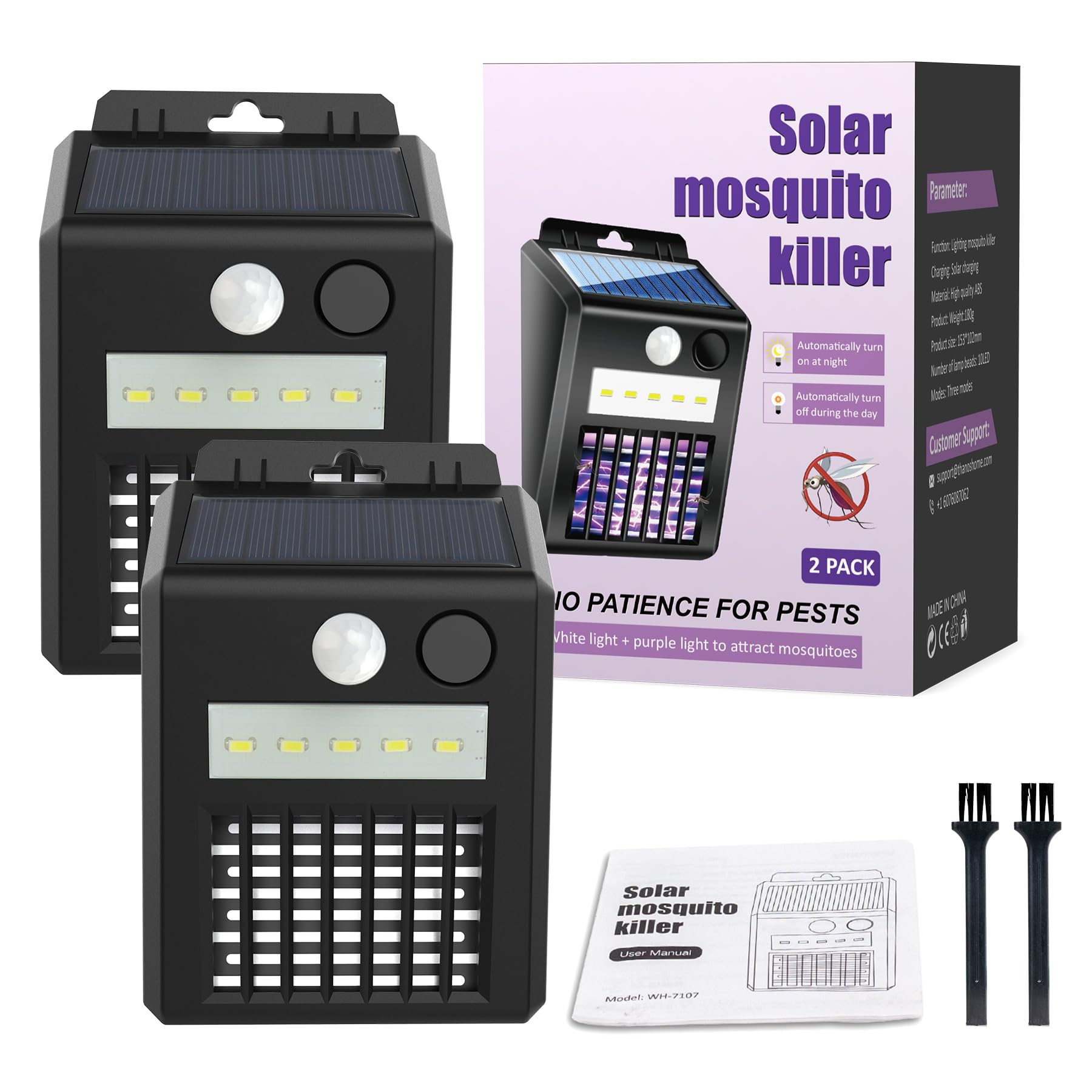 Photo 1 of G-Jyuncyou Solar Bug Zapper - 1000V Electric Bug Trap
