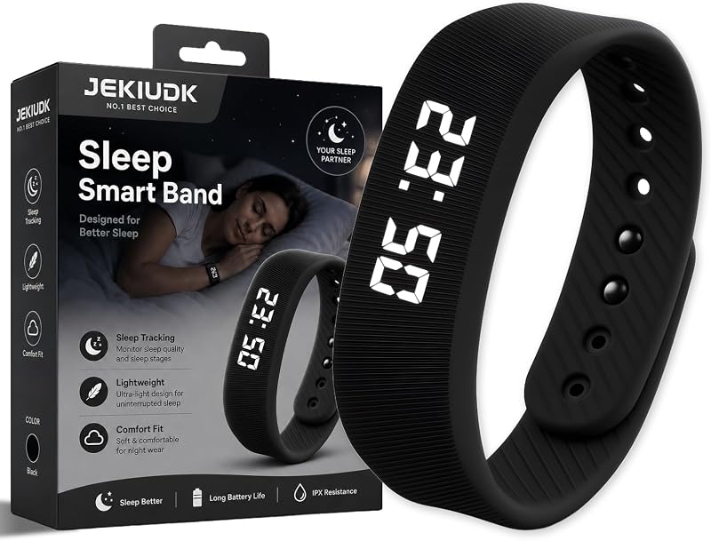 Reloj de pulsera con alarma vibratoria, pulseras de reloj inteligente para hombres, personas que duermen pesadamente, muñeca en forma, rastreador para mujer, vibración silenciosa, distancia pequeña, adolescentes, alerta de banda Despertador de choque