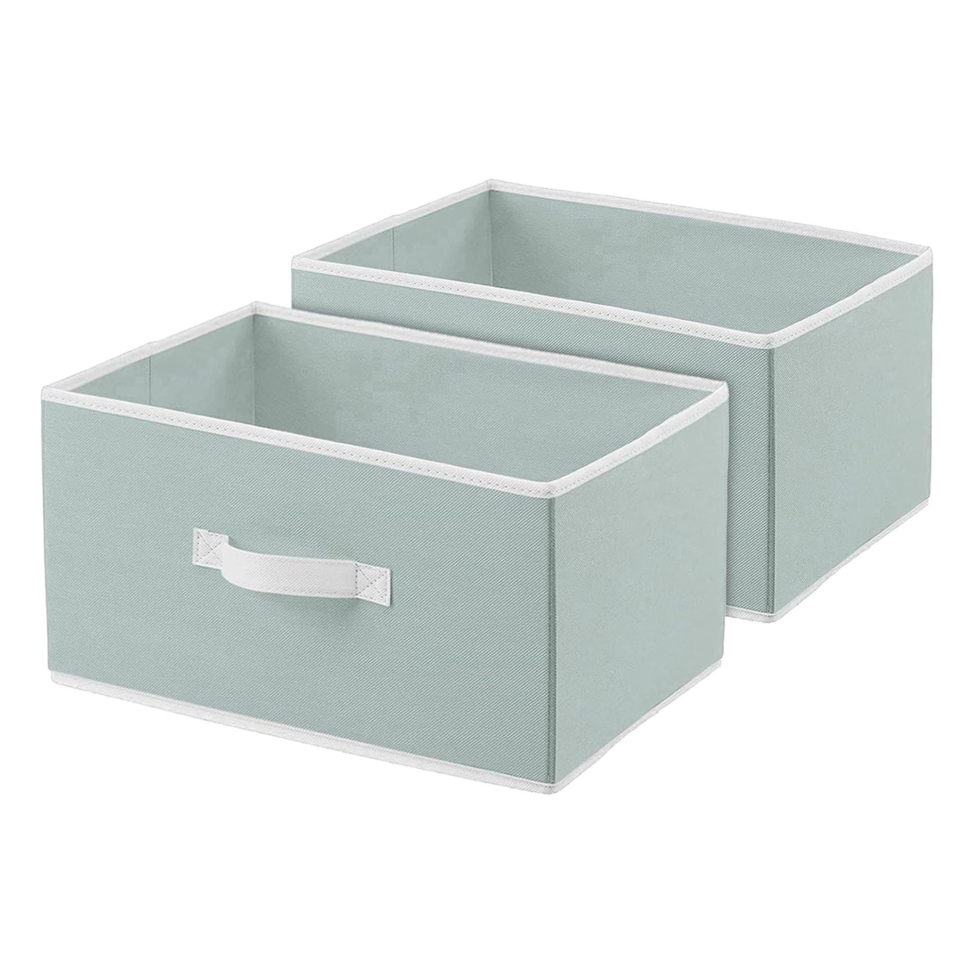 Kuber Industries Pack of 2 Foldable Storage Box | Cloth Storage Box for Wardrobe | Cupboard Organizer for Books & Toys | Collapsible Storage Box | Grey (B0D7VGRVTS) Amazon Price History, Amazon Price Tracker