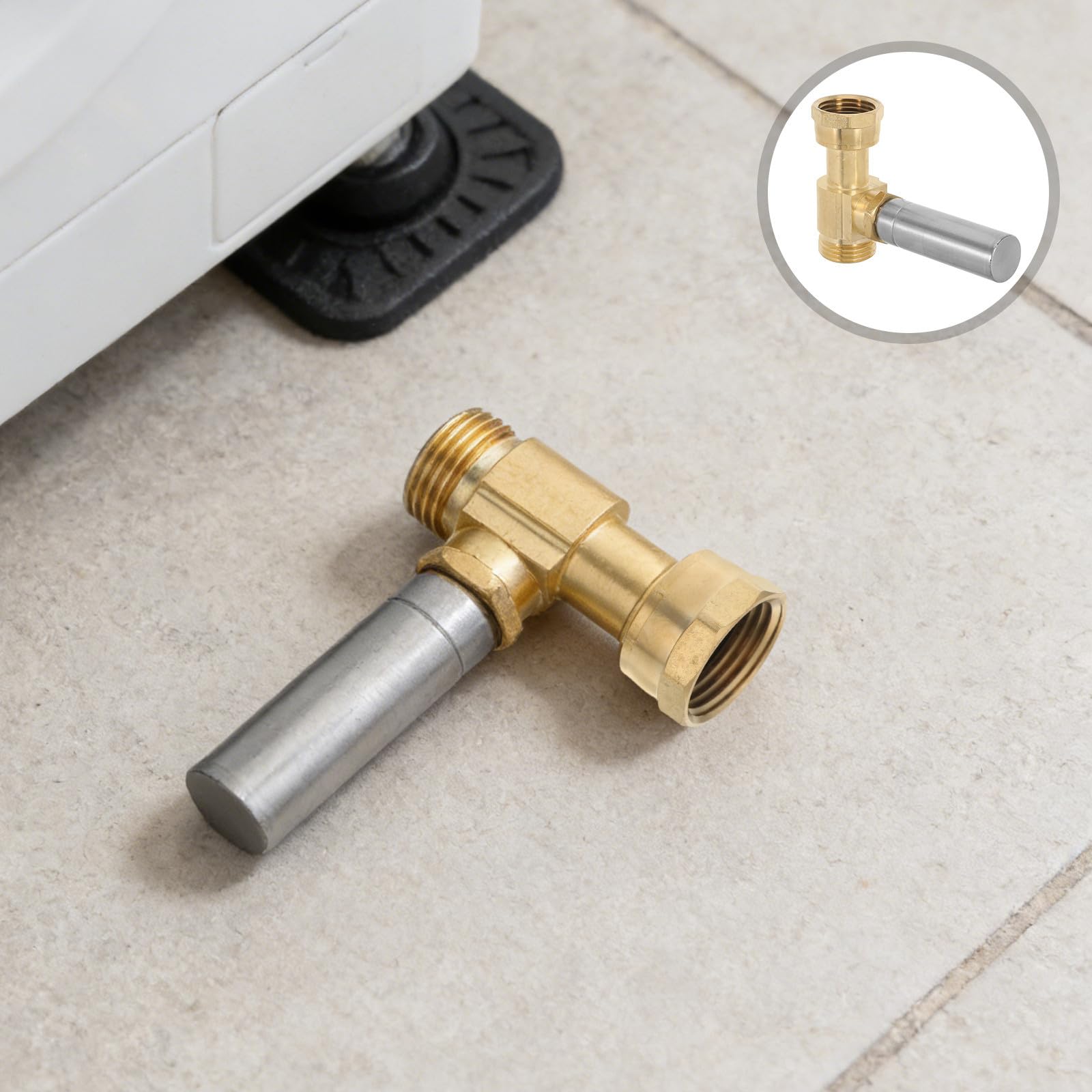 iplusmile 2 Pezzi Ammortizzatore Colpo D'acqua 3/4 Pollici in Ottone e Acciaio Inossidabile per Lavatrice e Impianti Cucina, Riduttore di Rumore Tubature per Ville e Bagno