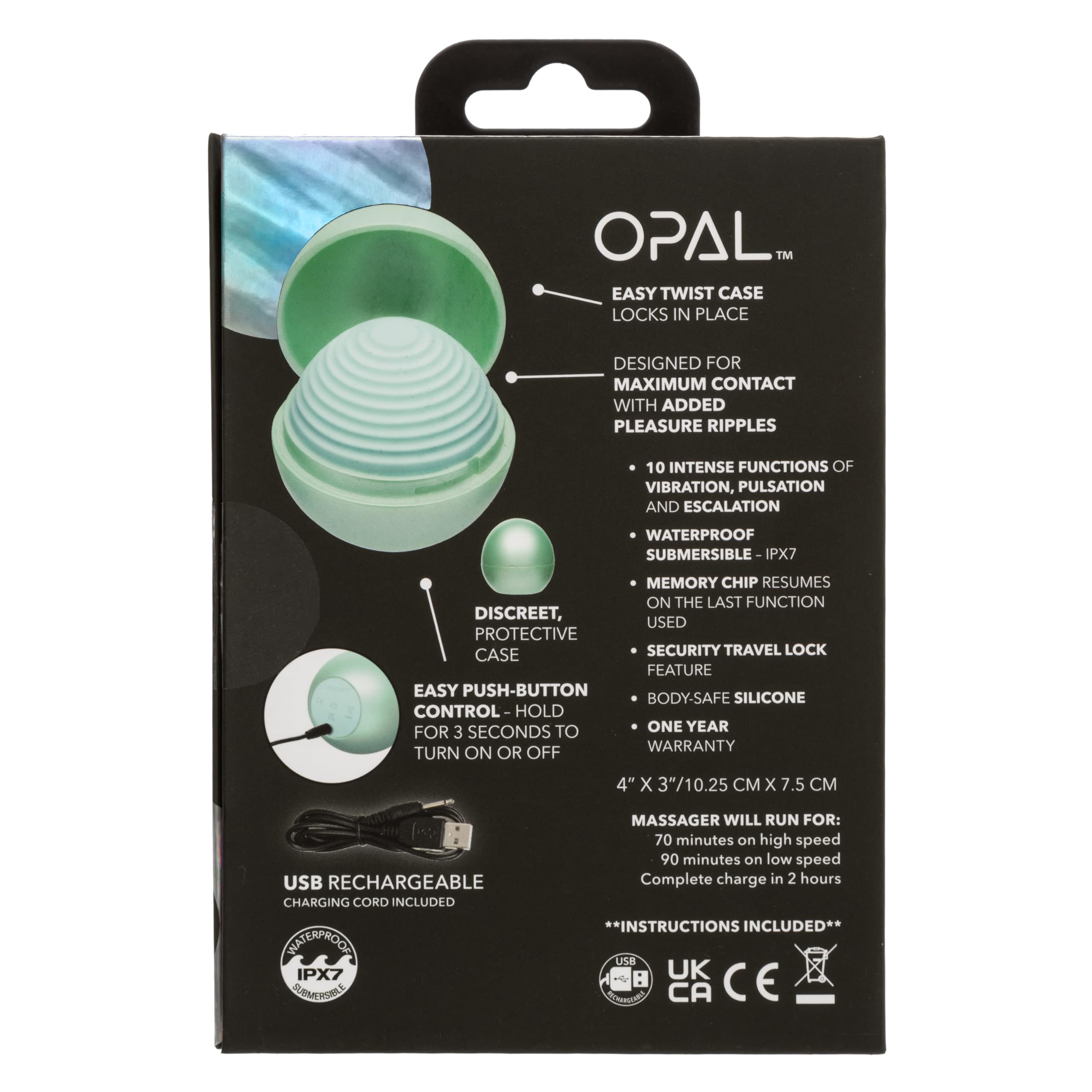 Amazon.com: CalExotics Opal Ripple Massager, Adult Sex Toy Vibrator for  Women and Her - SE-0008-75-3 : Health & Household