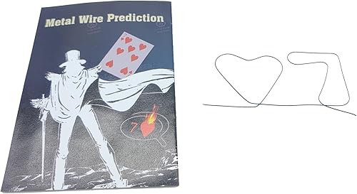 AIMOFAMAG Memoria Metal Hierro Alambre Predicción Profesional Mago (7 Corazón)
