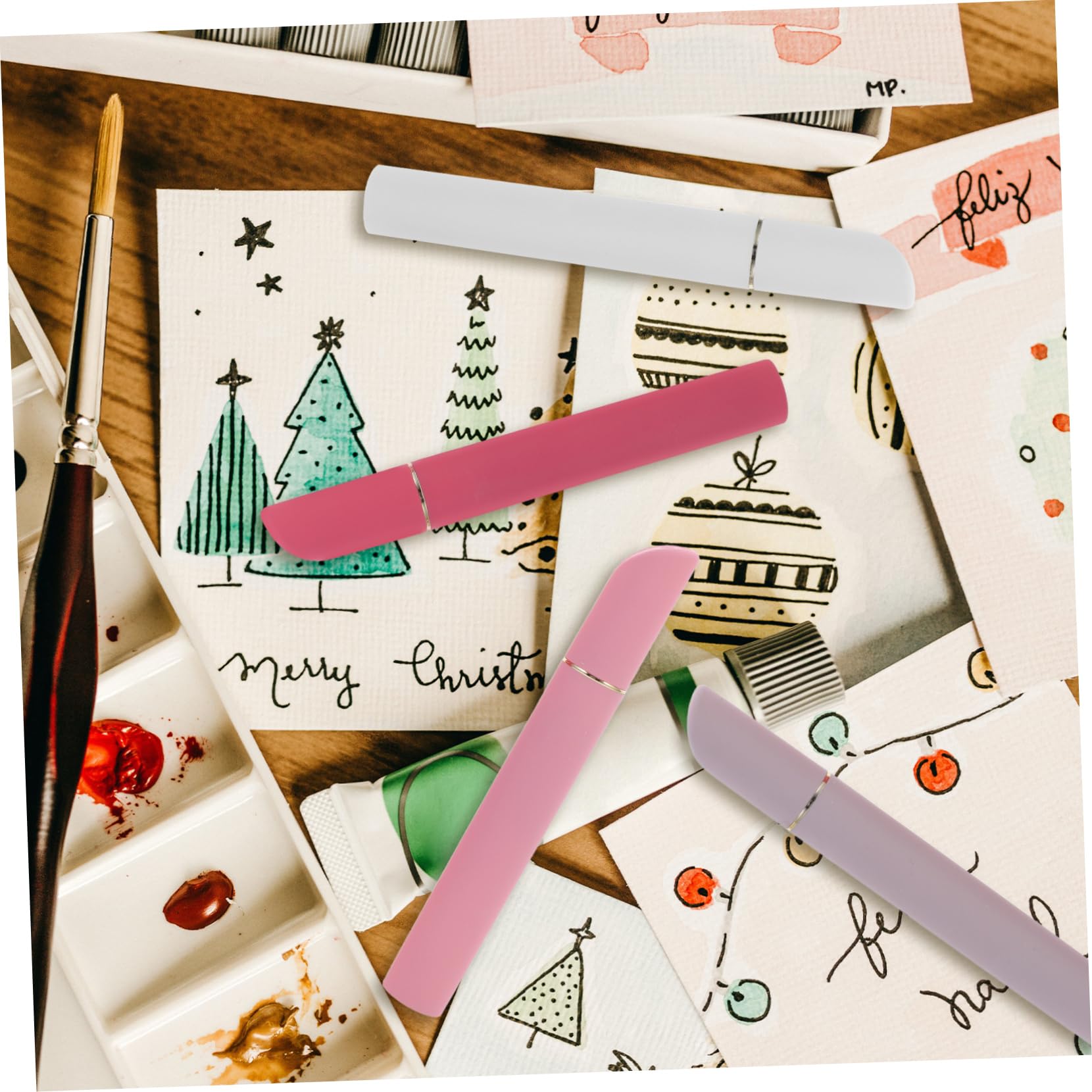 5er-sets Textmarker Für Lehrer Textmarker Notizstifte Scrapbook-marker Bequemer Griff Glattes Schreiben Für Codierung Journal Büro Studium 4 Stück X 5