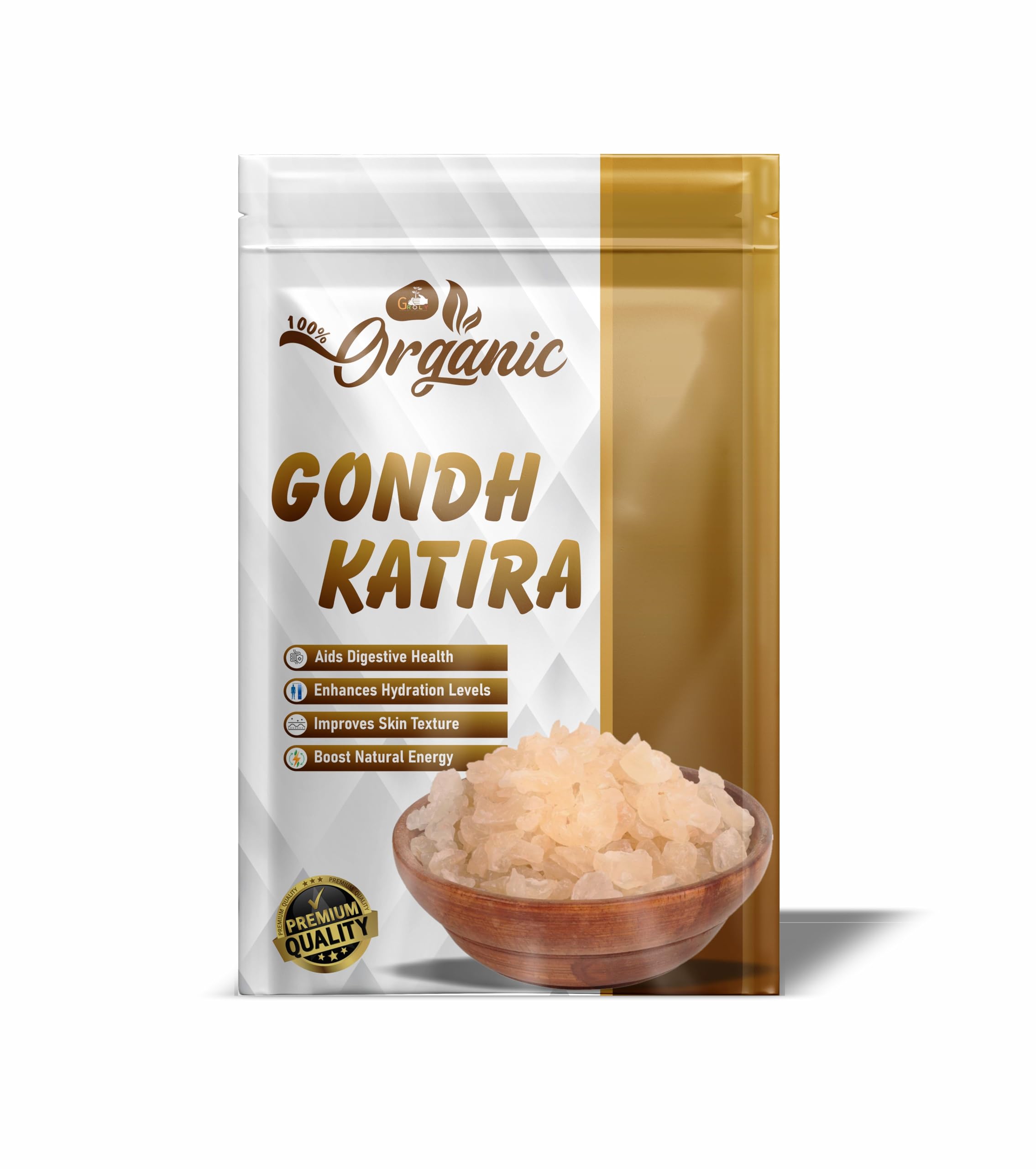 Gorly Organic Gond Katira 400 GM | 100% Pure Edible Gum | Natural Cooling Agent & Thickening Agent | Ideal for Beverages, Desserts, and Ayurvedic Remedies-image-30