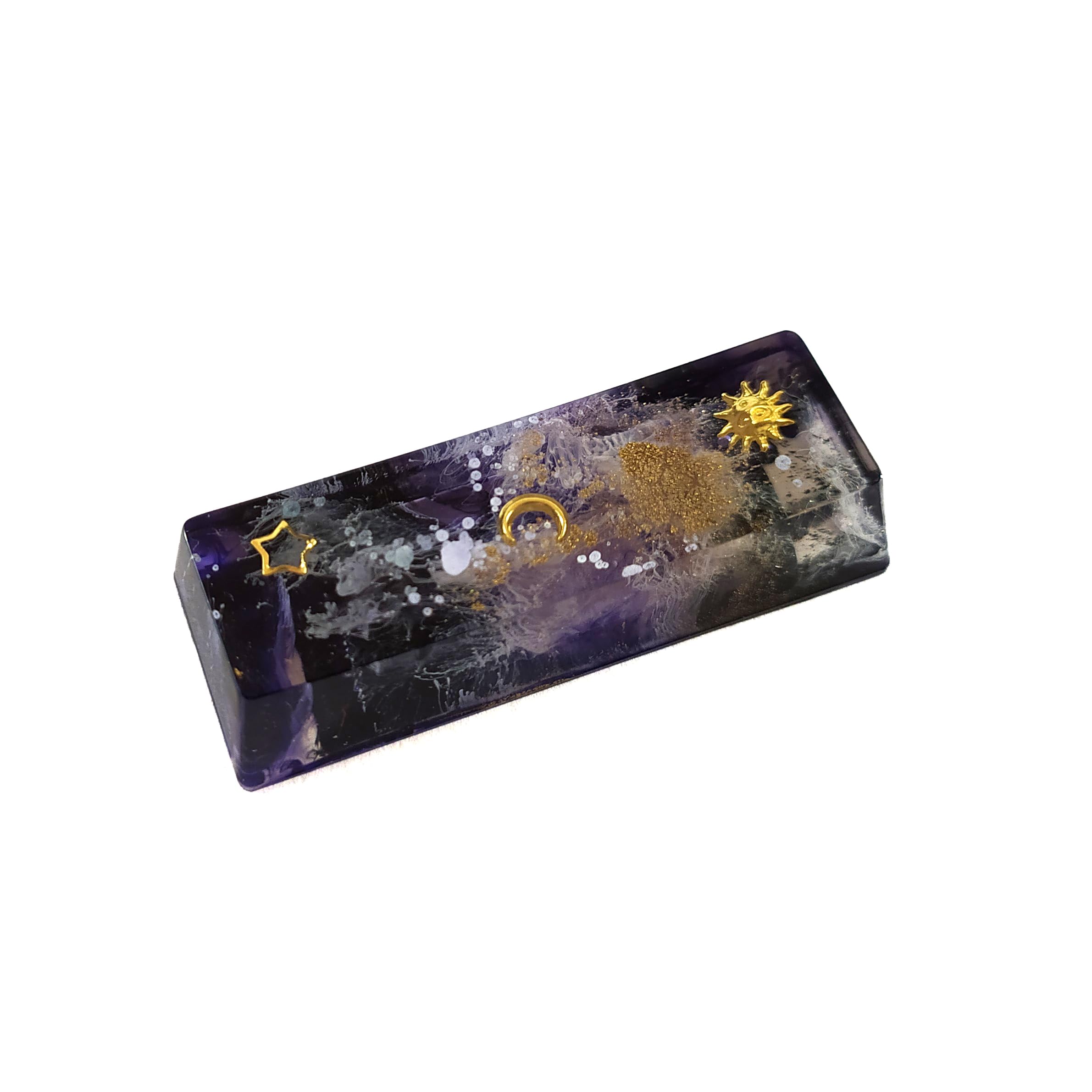 Custom Artisan Purple Galaxy Right Shift Keycap (OEM) for RGB Cherry MX Gaming Mechanical Keyboards (R-Shift 2.75U)