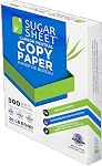 Sugar Sheet Copy Paper, 8 1/2" x 11", 10 Ream Carton, 5000 Sheets, Carbon Neutral & Forest Free