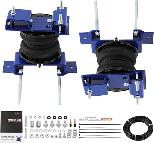maXpeedingrods Kit de bolsas de suspensión neumática de 5000 libras para Chevrolet Silverado 1500 Non-Trail Boss GMC Sierra 1500 Non-AT4 2019-2023