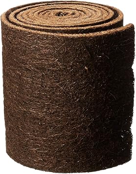 Bosmere Border Protection Edging Weed Mat, 10 x 9" Wide Brown Landscape Fabric for Garden Beds, Pathways & Borders