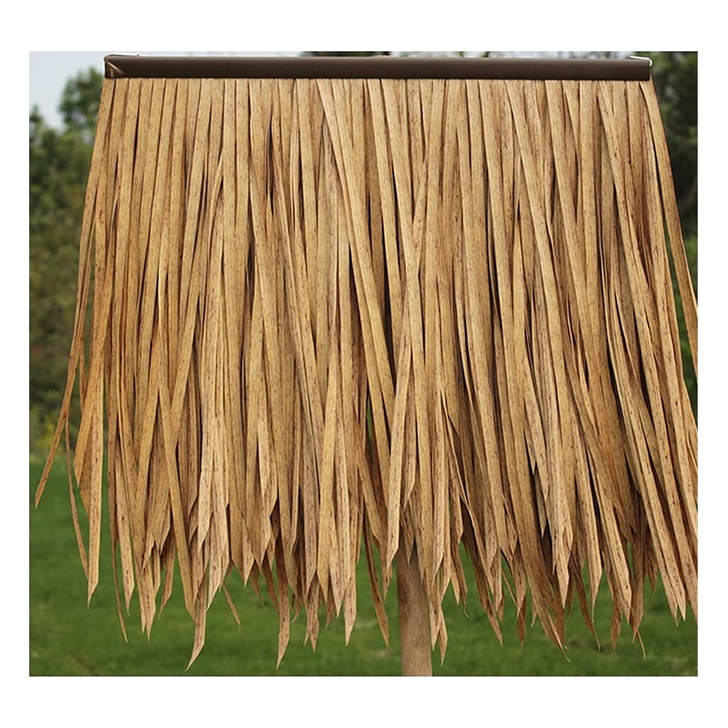 Chaume en plastique jaune pour toiture imitation paille de gazebo x20