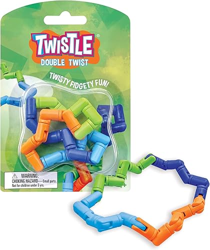 Miniatura 9 de Twistle Double Twist Fidget Sensory Toy - Rojo y Azul