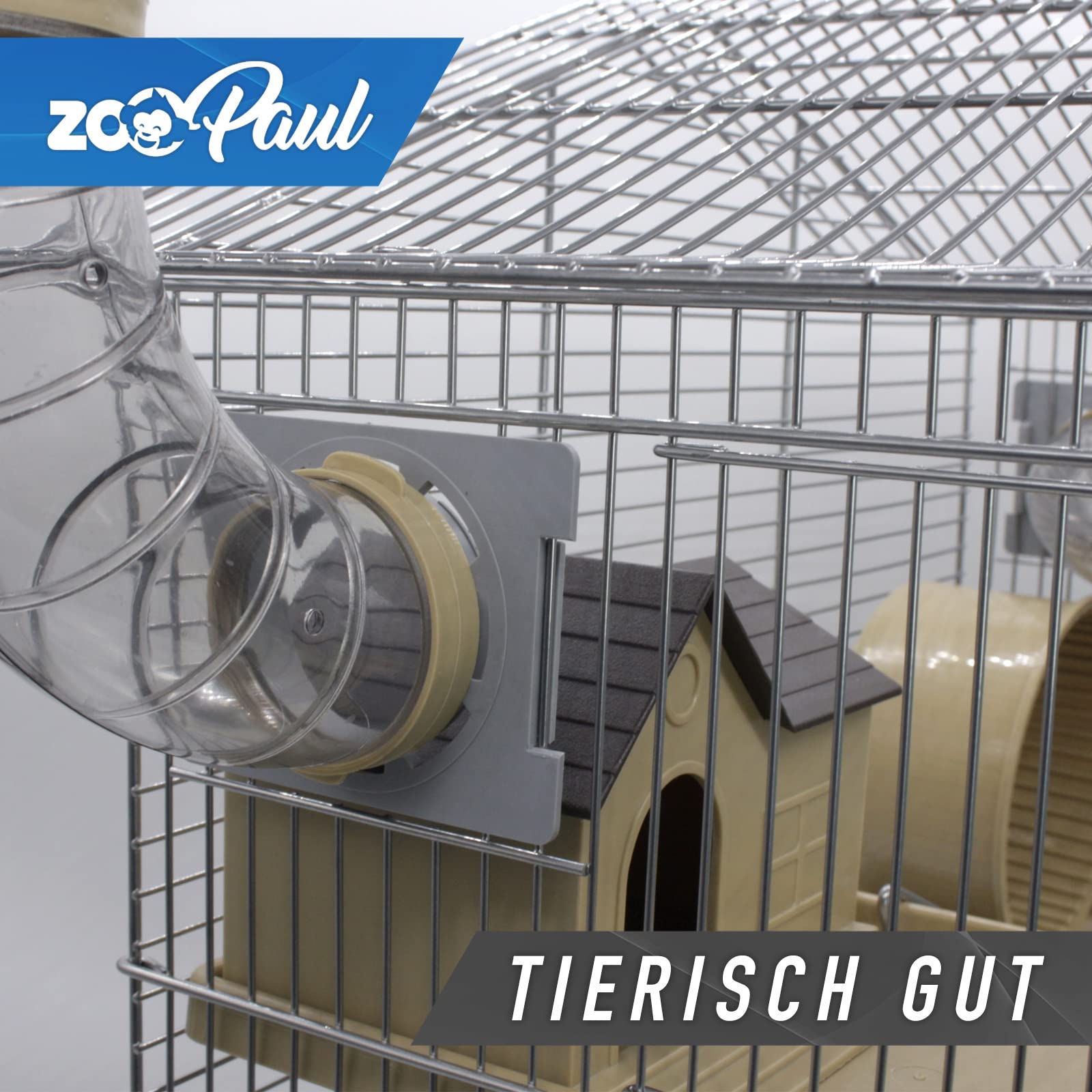 Nagerkäfig CH3 XXL Zubehör Tunnelsystem Chrome Schwarz Blau Maus Hamster Käfig
