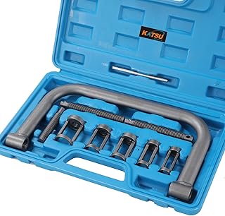 KATSU Tools Merry HK 10-Piece 5-in-1 Portable Valve Spring Compressor Tool Kit for Cars Vans Motorcycle 450340